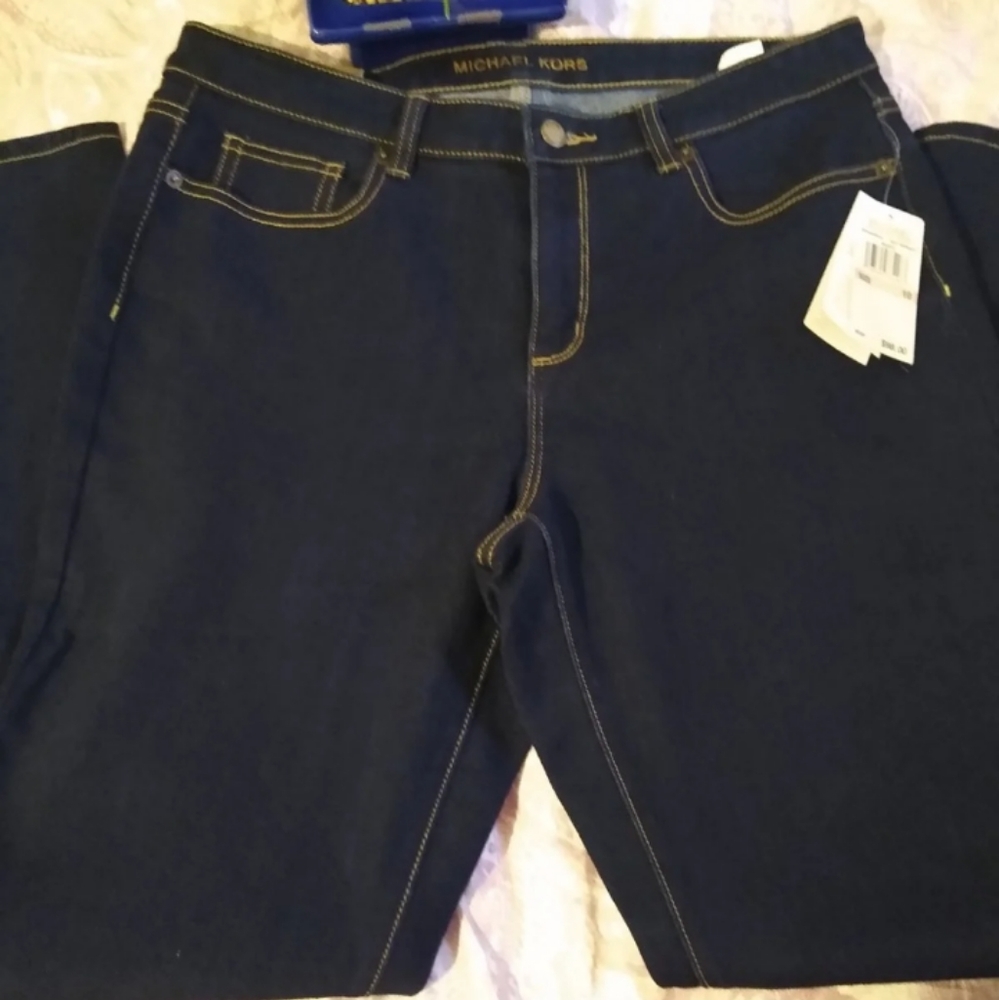Navy blue jeans